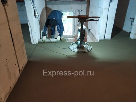 затирочная машина по бетону