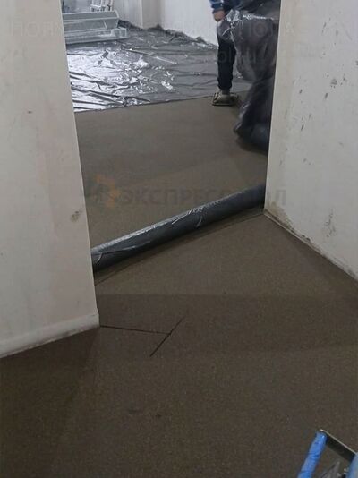полусухая стяжка Стяжка пола в ЖК Символ